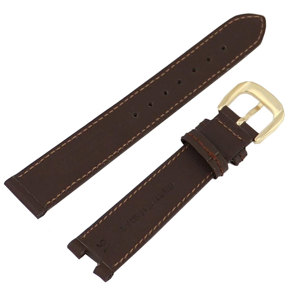 Coach 54930-0002 Genuine Coach Watchband 16/14mm Genuine Leather-Dark ...