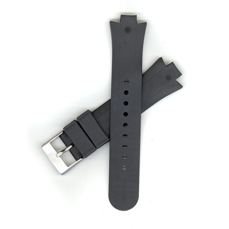 Swiss Army Brand 09868 Maverick Chrono 12mm Black Synthetic Strap watchband 046928098682