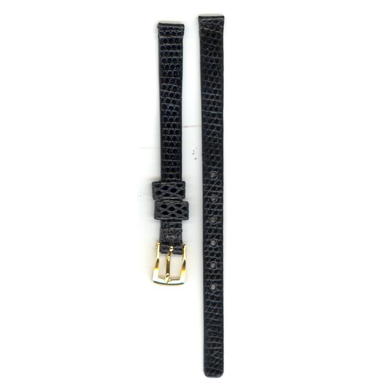 Seiko XQ158 1320-5429 Genuine Seiko Watchband 07mm Black Genuine Lizard ...
