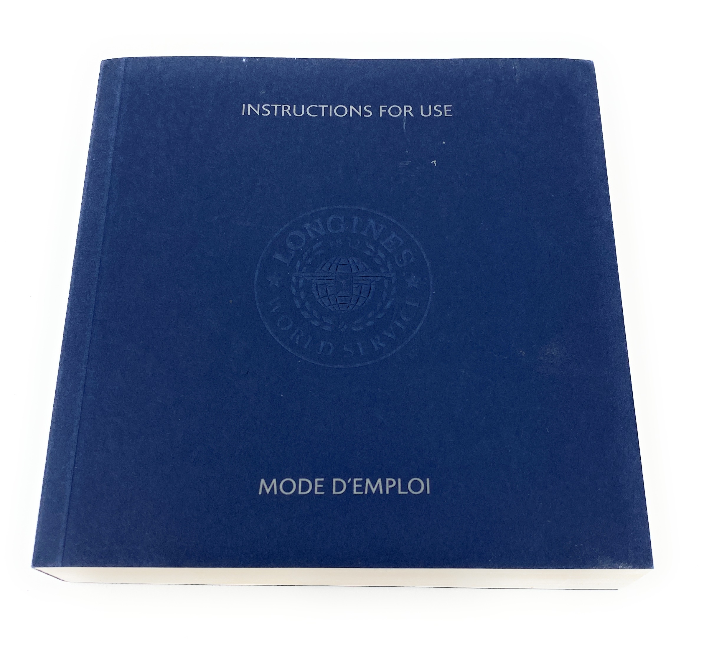 Longines Blue Thick World Service Instruction, 2 Year Warranty and Service Booklet W000034