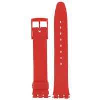 Authentic Swatch Replacement 17mm Large PVC Red watch band