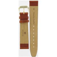 Authentic Kreisler 19mm Chestnut Brown Leather Strap watch band