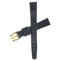 Authentic Movado 14/12mm-Glove Leather-Black-Regular watch band