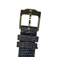 Authentic Movado 14mm-Genuine Lizard-Black-Regular watch band