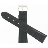 Authentic Citizen Black Leather Strap watch band