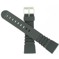 Authentic Speidel 22mm Black Resin 781 watch band