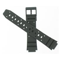 Authentic Speidel Black Rubber Strap  watch band