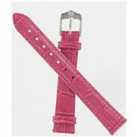 Authentic Wenger 14mm Pink Crocodile Grain watch band