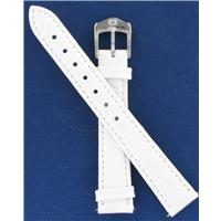 Authentic Wenger 14mm White Crocodile Grain watch band