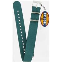 Authentic Fossil 18mm Teal Green Nylon Field watch band
