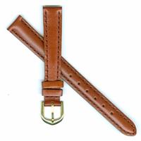 Authentic WBTG 12mm Red Brown Classic Oilskin watch band