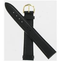 Authentic WBTG 19mm Black Long Padded Calfskin watch band