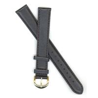 Authentic WBTG 18mm Black Extra Extra Long Padded Calfskin watch band