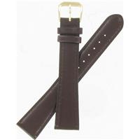 Authentic DeBeer 20mm Long DkBrown Smooth Leather watch band
