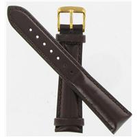 Authentic DeBeer 19mm Brown Smooth Leather Chrono watch band