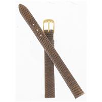 Authentic Speidel 10mm Brown Pigskin Gold Tone Buckle watch band