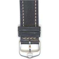 Authentic Tag Heuer 17mm (Midsize) Black Leather watch band
