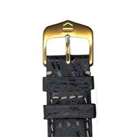 Authentic Tag Heuer 19mm (Men's) Black Sharkskin watch band