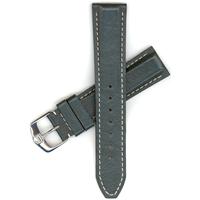 Authentic Tag Heuer 20mm (Men's) Dark Green Leather w/ Silver Tone Buckle watch band