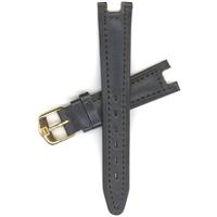 Authentic Tag Heuer 18mm (Midsize) Black Leather Strap watch band