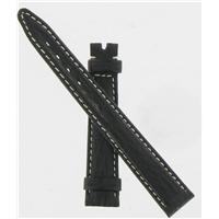 Authentic Tag Heuer 14mm (Ladies') Black Sharkskin watch band