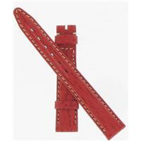 Authentic Tag Heuer 14mm (Ladies') Red Sharkskin watch band