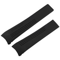 Authentic Tag Heuer 20mm (Men's) Black Rubber Strap watch band