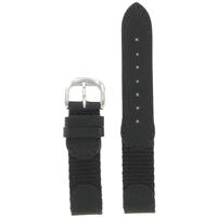 Authentic Hadley-Roma 16mm Black Braided Leather watch band
