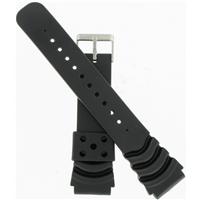 Authentic Hadley-Roma 20mm Black Resin watch band