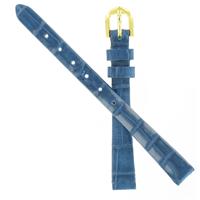 Authentic Town & Country 10mm Blue Crocodile Grain watch band