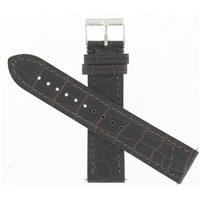Authentic Swiss Army Brand 21mm Brown Leather watch band