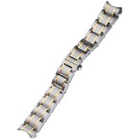 Authentic Swiss Army Brand 20mm Gold/Silver Two Tone Metal watch band