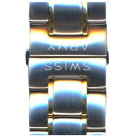 Authentic Swiss Army Brand 19mm-Stainless Steel-Two Tone watch band