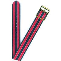 Authentic WBTG 18mm Black & Red Striped Nylon watch band