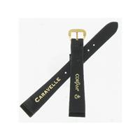 Authentic CARAVELLE 13mm Black CORFAM watch band