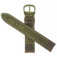 Authentic Hadley-Roma 16mm Olive Leather watch band