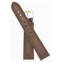 Authentic Speidel 19mm Corduroy Leather Gold Tone Buckle watch band